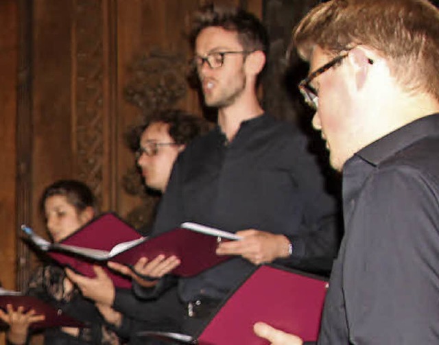 Die Oxford Voices konzertierten zum wiederholten Male im Dom St. Blasien.  | Foto: Margrit Matyscak