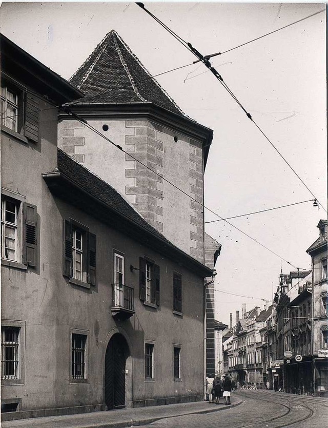 Die Salzstrae mit dem Augustinermuseu...uth Gro-Albenhausen vom  August 1944.  | Foto: Augustinermuseum