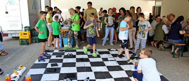 Das Schachbrett war eines der Projekte an der Riegeler Michaelschule.  | Foto: Helmut Hassler