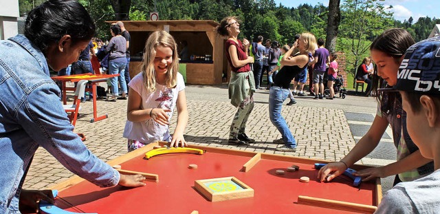 An der  Grundschule ist Bewegung nicht nur ein Wort   | Foto: Erich Krieger