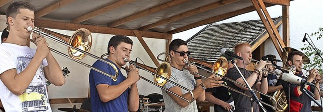 Brasstastisch, die Gewinner des  Kappl...tarren und schnelle Rhythmen treffen.   | Foto: Dennis Wipf