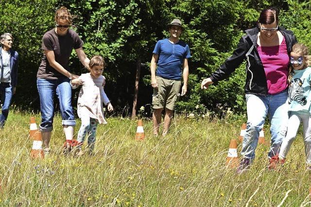 Viele Besucher fllen die Spendenkssle