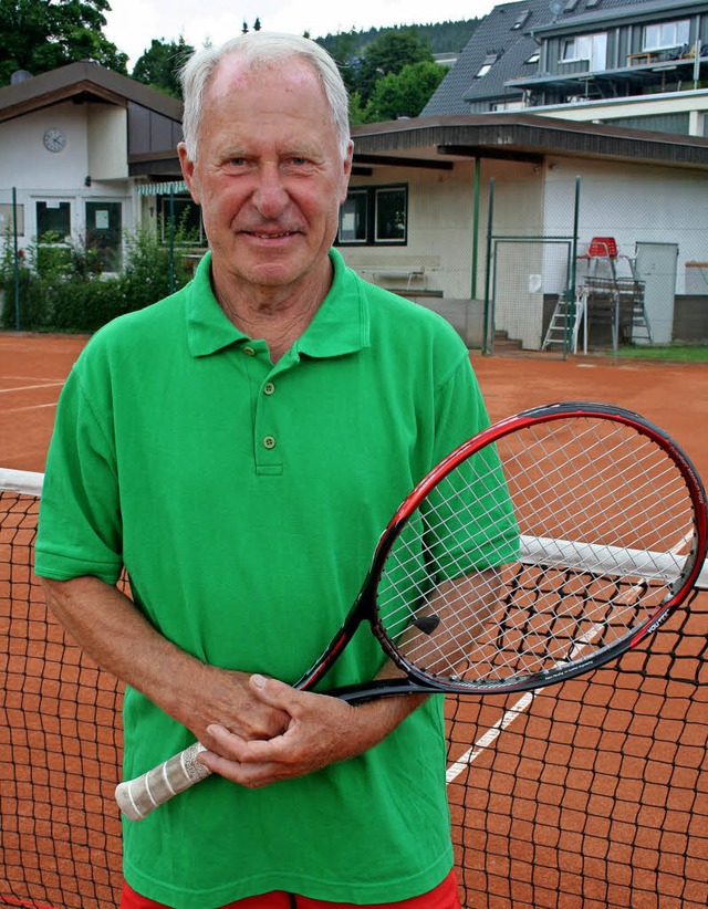 Spitzenspieler: Winfried Koslik vom TC Neustadt gewann alle seine Einzelspiele.  | Foto: maurer