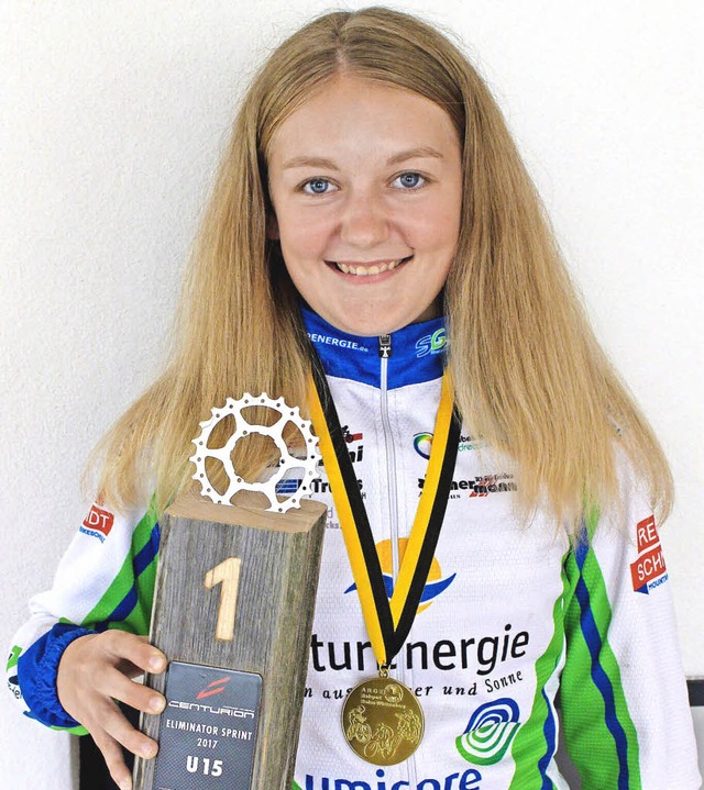 Cross-Country-Landesmeisterin Tina Kre...t  zu den deutschen Meisterschaften.    | Foto: hansjrg Bader