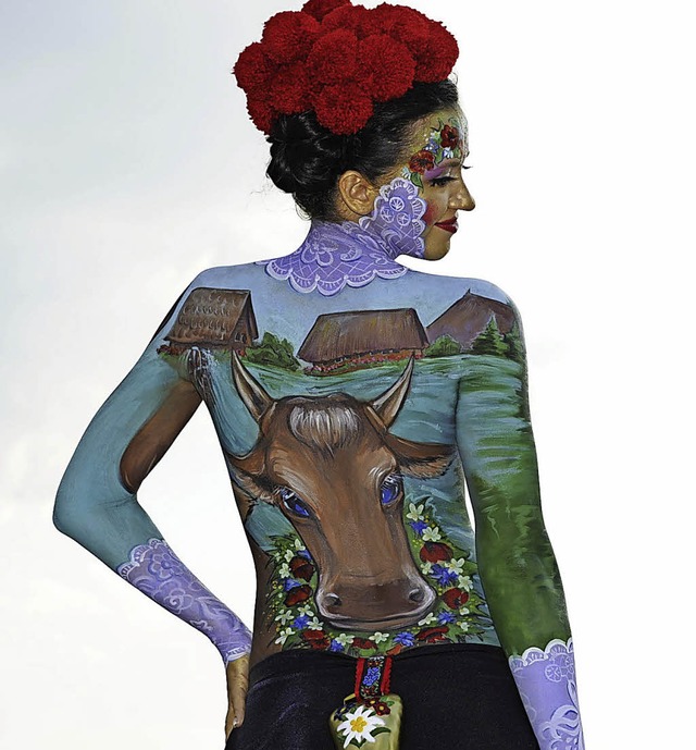 Heimat ist das Motto des Bodypainting-Festivals 2017.   | Foto: HTG