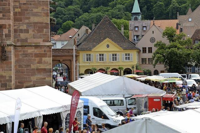 Events sorgen fr Platzmangel auf dem Mnstermarkt