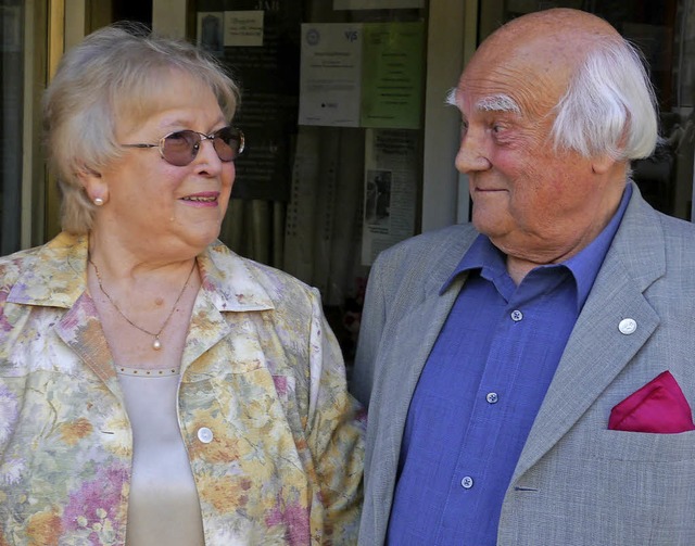 Auf 60 Ehejahre blicken heute  Gunthild und Paul Laas  in Endingen zurck.  | Foto: Hlter-Hassler