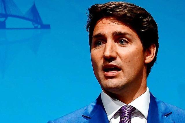 Justin Trudeau spricht ber das gestiegene Interesse an Kanada