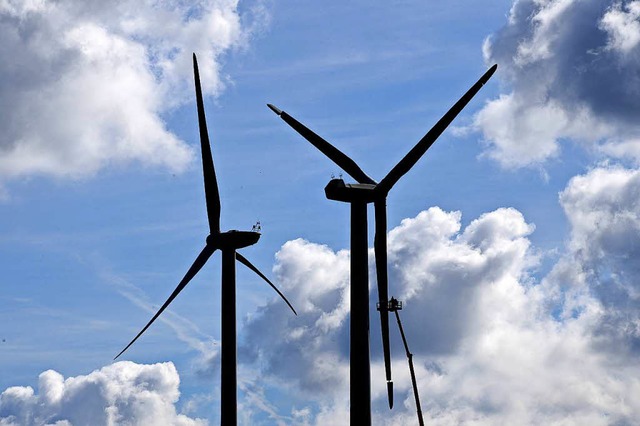 Die Windkraft Schonach GmbH sammelt Winddaten fr einen Windpark.  | Foto: dpa