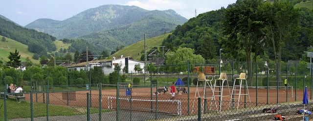 Der Tennisplatz in Mnstertal soll noch erweitert werden.   | Foto: Manfred Lange