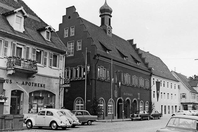 Rathausweihe vor 50 Jahren