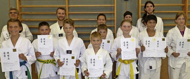 <BZ-FotoAnlauf>BUDO-Club Binzen:</BZ-F...won-Do-Abteilung in die Sommerferien.   | Foto: Privat