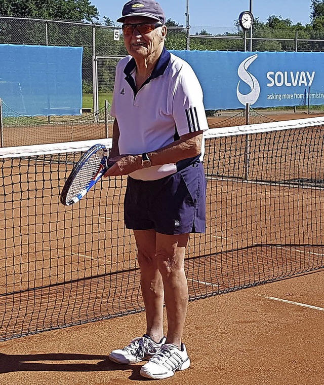 Heinz Schweigler, 90, Tennisspieler, Sonstnochwas  | Foto: privat