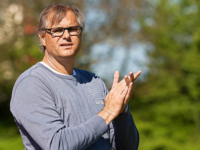 Thomas Hauser aus Schopfheim ist heute Trainer in der Bezirksliga.  | Foto: KREIENKAMP