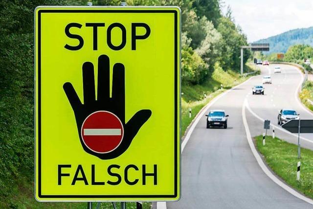 Zahl der Falschfahrer-Unflle mit Verletzten im Land steigt