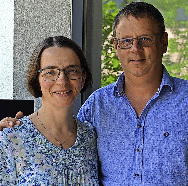 Ulrike und Joachim Grssel verlassen n...angelische Gemeinde   Donaueschingen.   | Foto: E.  Winkelmann-Klingsporn