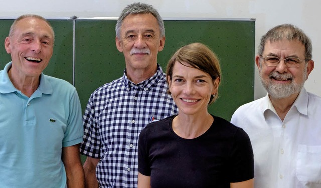 Der Vorstand der Freunde des Hebel-Gym... Betina Schuchardt und Hans-Peter Rapp  | Foto: Ansgar Taschinski