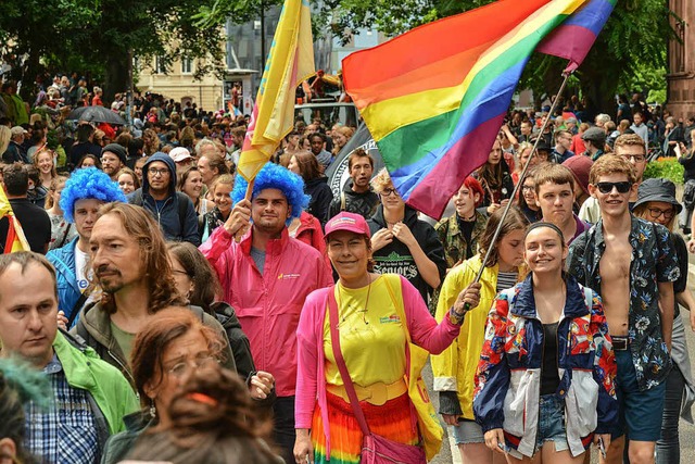 Der CSD Freiburg sorgt dieses Jahr fr Diskussionen.  | Foto: dpa