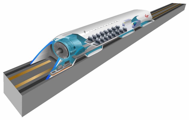So knnte der Hyperloop aussehen, der ... berschallgeschwindigkeit befrdert.   | Foto: Animation: Camilo Sanchez