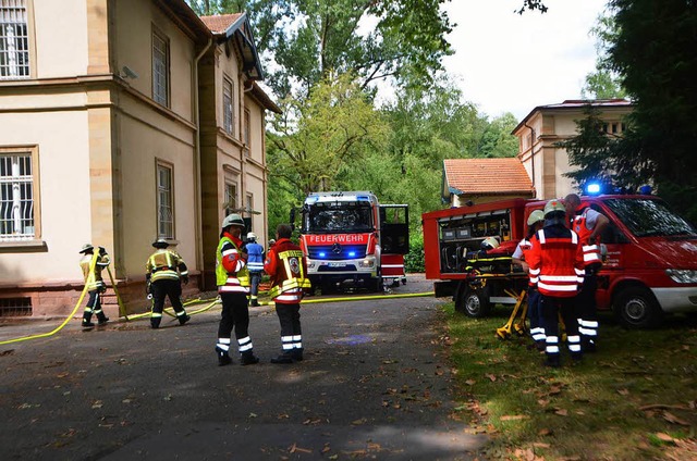 Zu einem Zimmerbrand wurde am Sonntagn... ins Zentrum fr Psychiatrie gerufen.   | Foto: Gerhard Walser