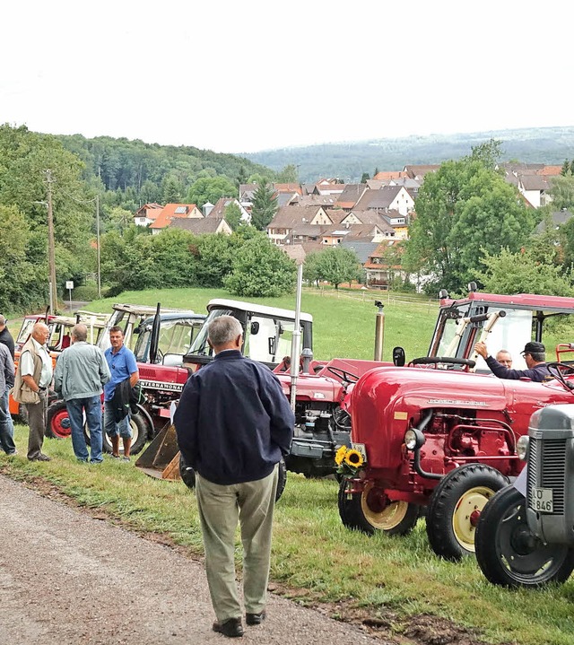 775-Jahr-Feier: Das Traktorentreffen w... mal wieder gro gemeinsam zu feiern.   | Foto: Hans-Jrgen Hege