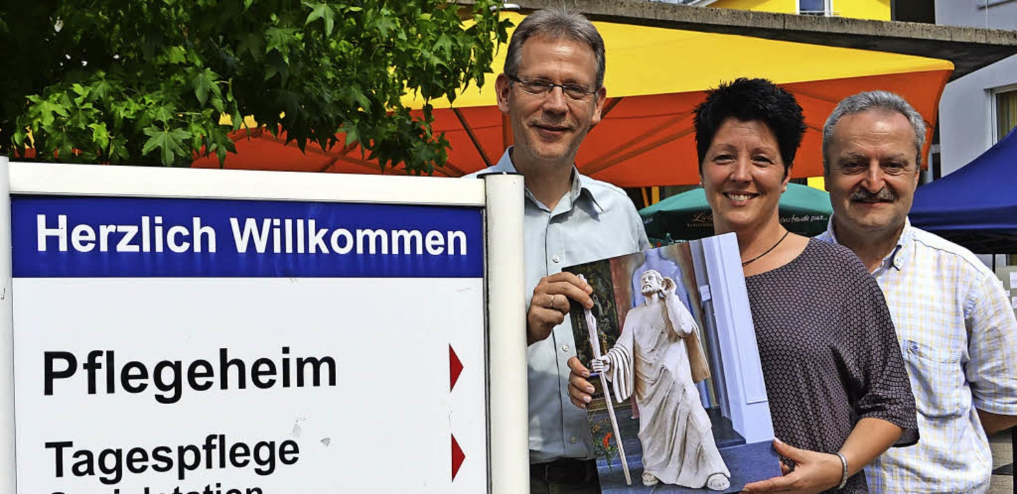 Zehn Jahre Bürgerheim: Christoph Dürdo...einz Huber, Leiter der Pflegedienste.   | Foto: Paul Berger