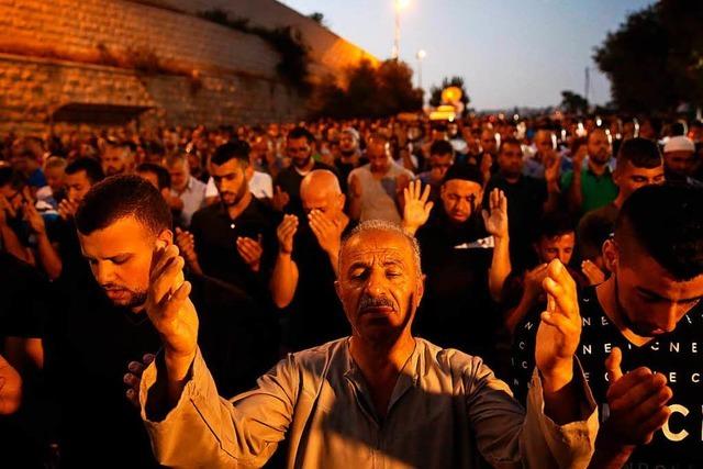 Metalldetektoren erhitzen in Jerusalem weiter die Gemüter