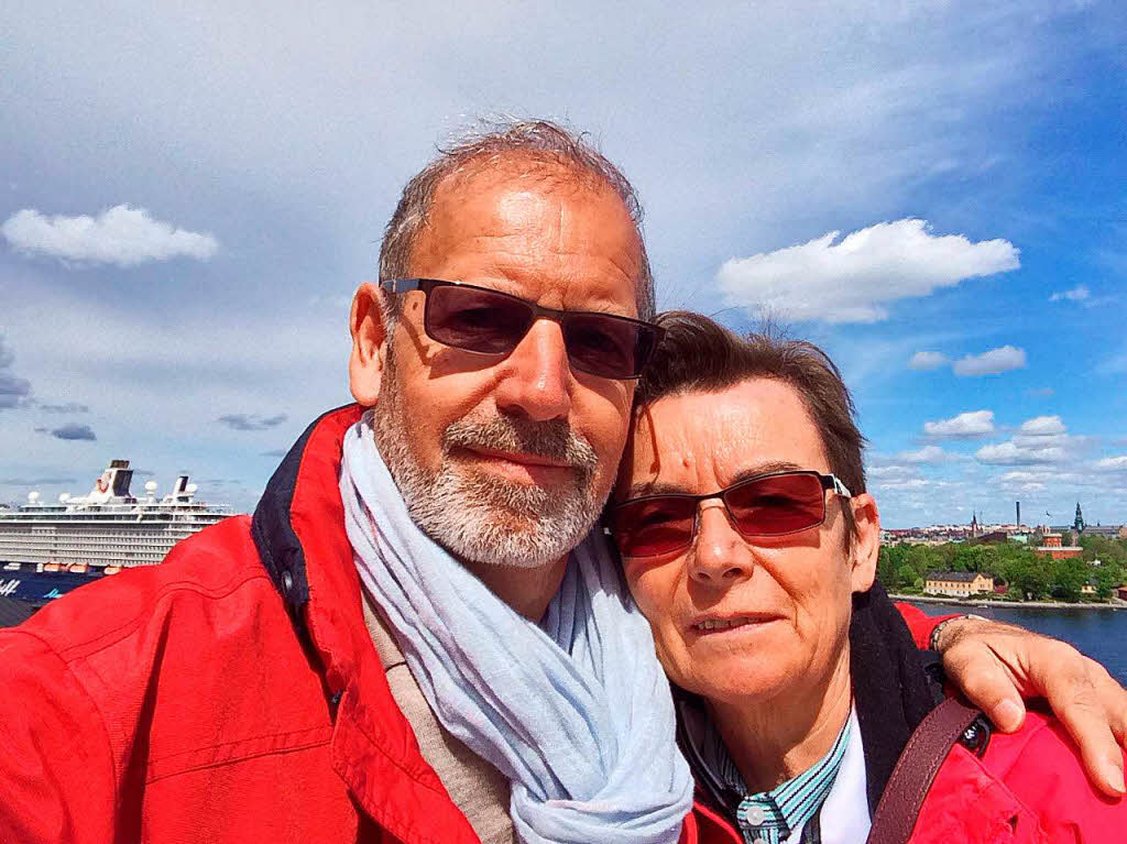 Portrait: Ostsee-Kreuzfahrt mit der „Mein Schiff 3“. Renate und Edgar Grauli auf Landgang in Stockholm.