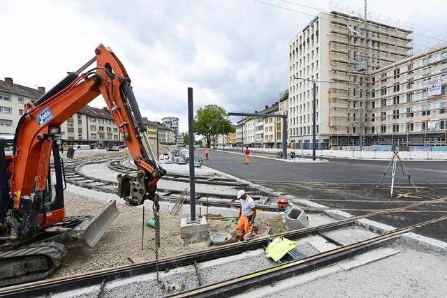 Neue Baustellen sorgen in Freiburg fr neue Staus