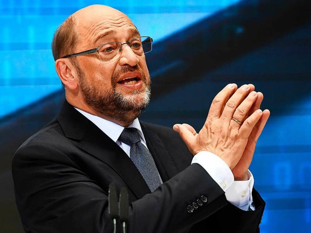 SPD-Kanzlerkandidat Martin Schulz  | Foto: dpa
