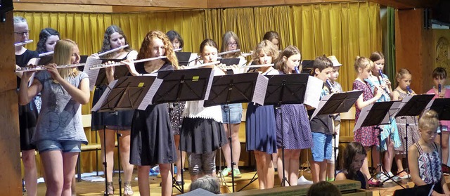 Viel Musik gab es beim Sommerfest der Musikschule.  | Foto: Peter Palmer