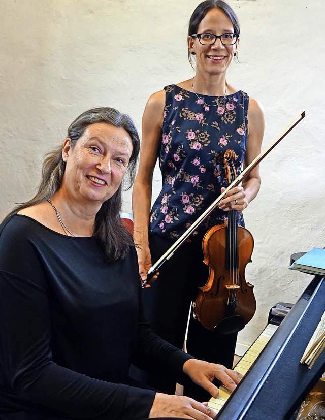 Als harmonisches Duo prsentierten sic...usik&#8220; in der Kirche St. Agathe.   | Foto: Roswitha Frey