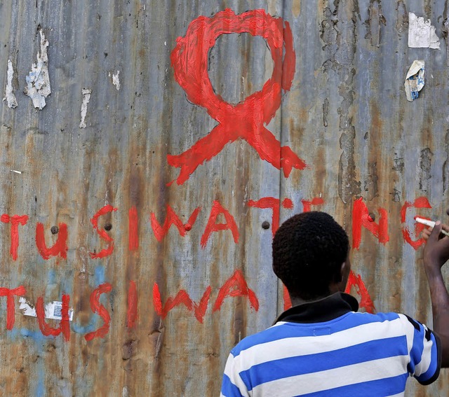 Anti-Aids-Kampagne in  Afrika   | Foto: dpa