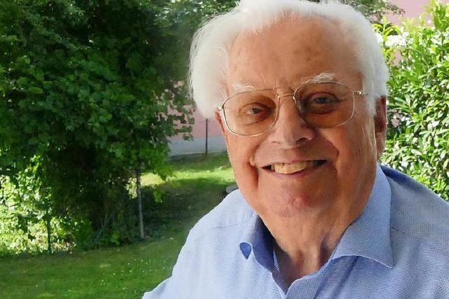 Erhard Richter aus Grenzach wird 90 Jahre alt