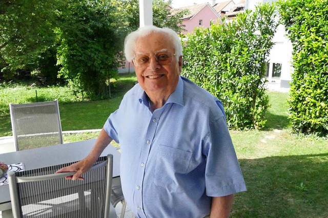 Erhard Richter feiert 2017 seinen 90. Geburtstag.  | Foto: Ralf H. Dorweiler