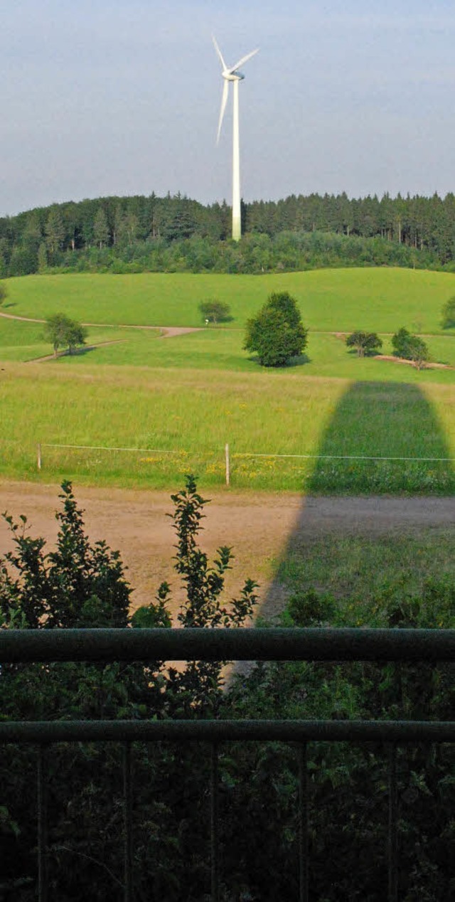 Erneuerbare Energien sind wichtig  in ...mt: Der Blick von Windrad zu Windrad.   | Foto: Sylvia-Karina Jahn