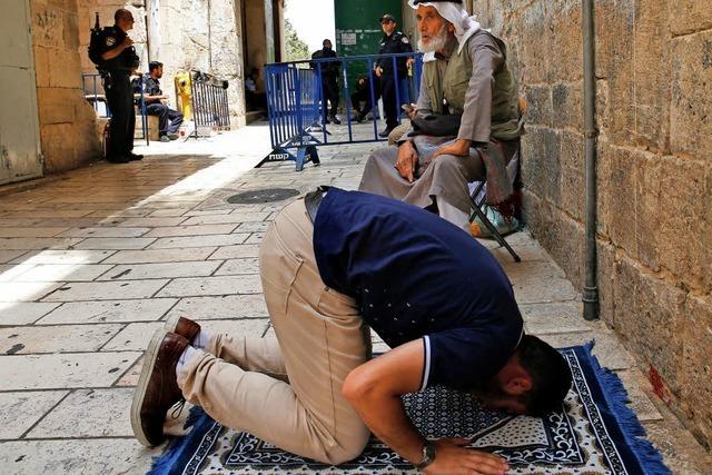 Gespannte Lage in Jerusalem