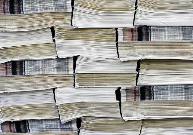 Bundesweit lesen 40,6 Millionen Menschen Tageszeitungen.  | Foto: Ralf Hirschberger