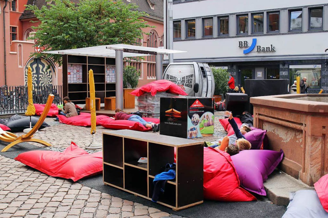 Die Sitzscke liegen schon  | Foto: Franziska Lorenz