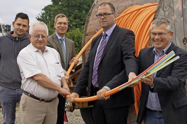 Start fr Kabelarbeiten in Forchheim