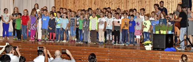 Die Wasserer Grundschule hat  jetzt ei...f so manchem Handy festgehalten wurde.  | Foto: Dieter ERggelet