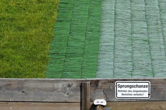 Michael Lais, Mitorganisator des Sommer-Grandprix in Hinterzarten, ist Stadionchef