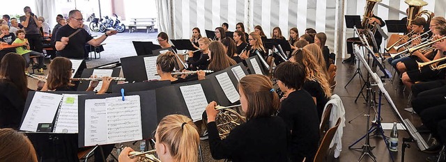 Musikalisch beeindruckend: Das Projekt...enden aus Heuweiler, Gutach und Yach.   | Foto: Kurt Meier