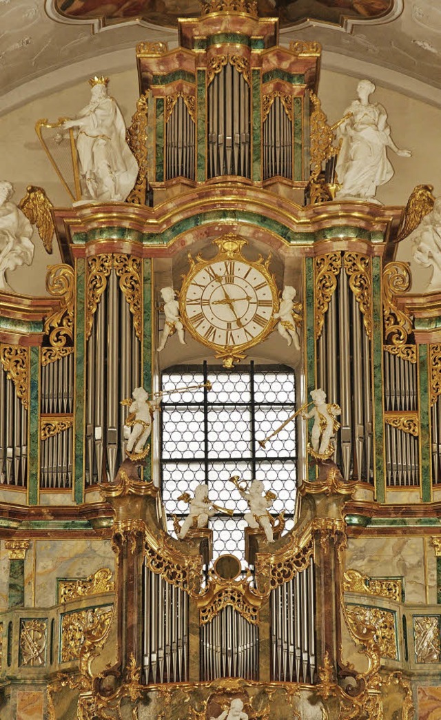 Die Klais-Orgel in der Barockkirche St...er nach der umfassenden Restaurierung   | Foto: Privat