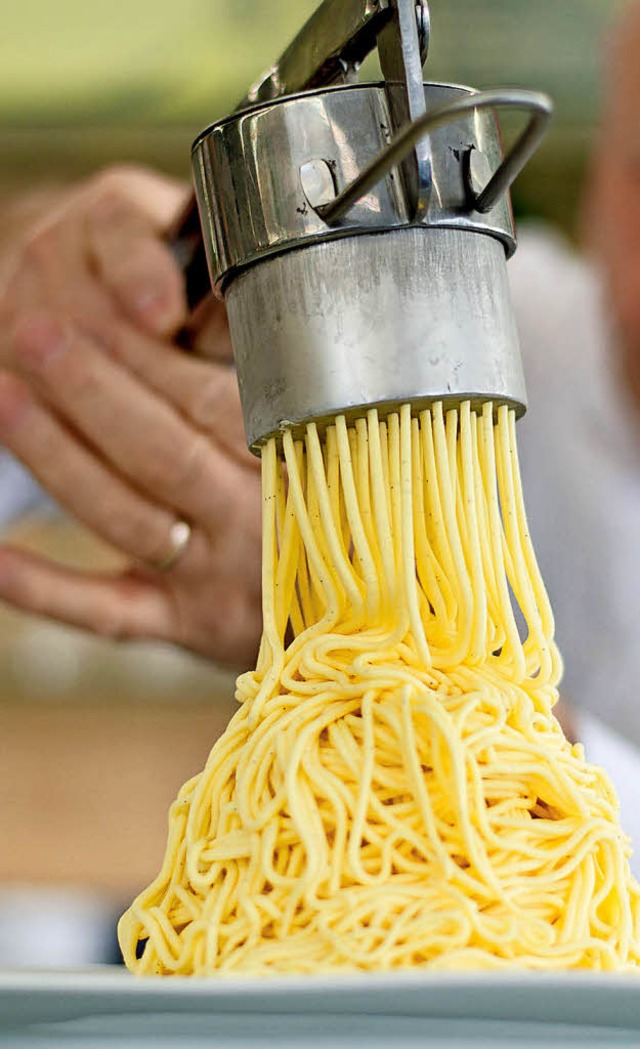 Lecker: Spaghettieis  | Foto: dpa