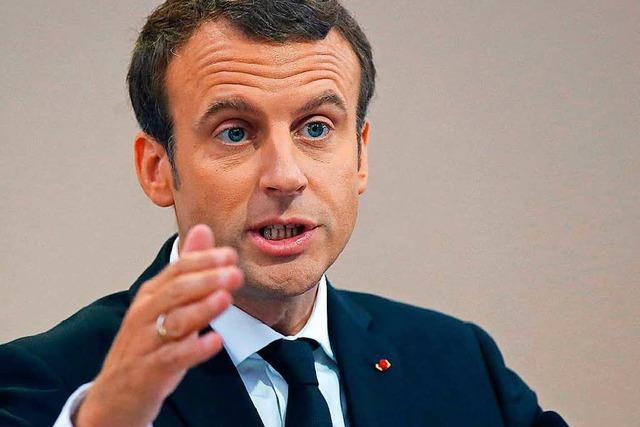 Macron dringt auf Zentren für Asylbewerber in Afrika