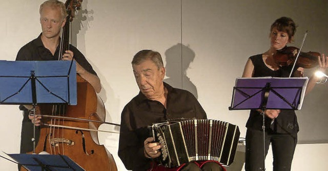 Der argentinische Bandoneon-Virtuose H...nburger Kulturtagen im Rehmann-Museum.  | Foto: Roswitha Frey