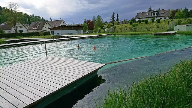 Im Sulzer Naturbad gibt es keine Probleme mit Handyfotos.   | Foto: Vera Doering