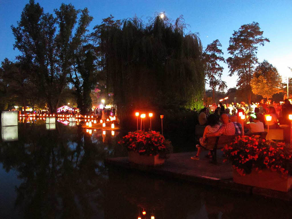 Stimmungs- und proppenvoll war’s beim Lichterfest.