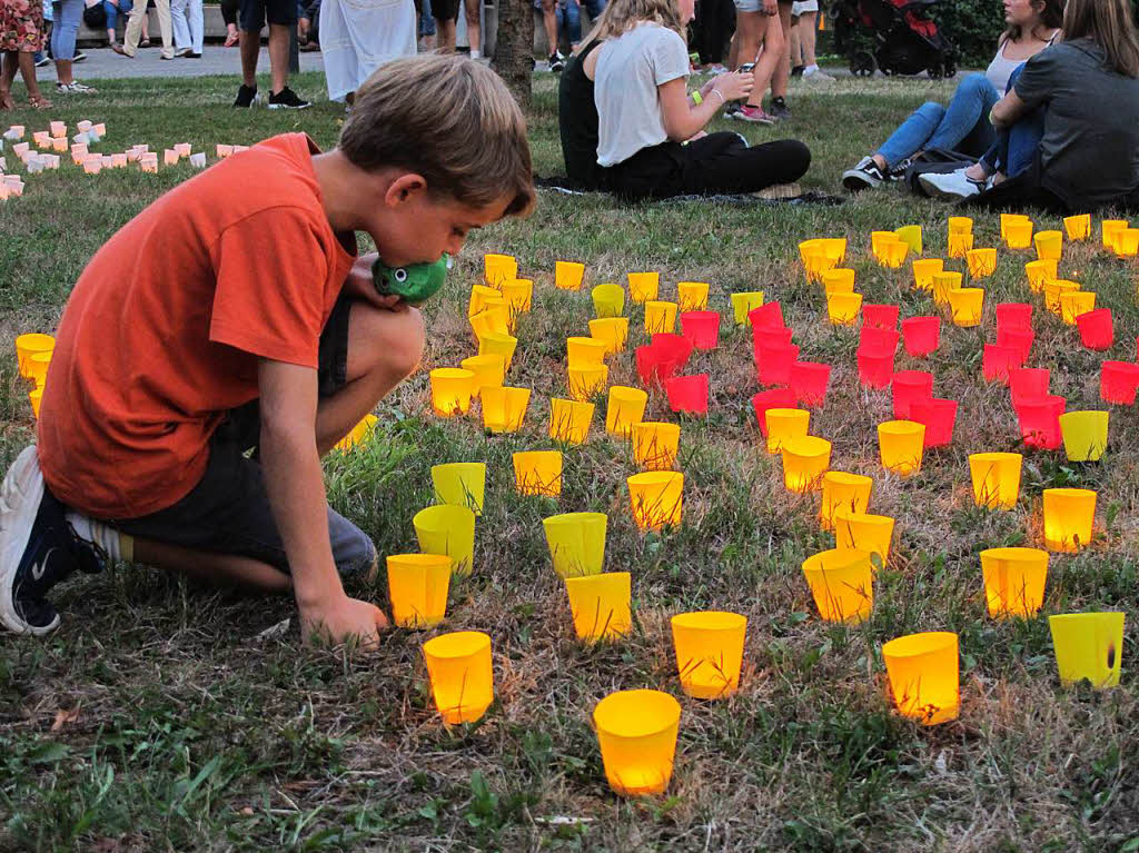 Stimmungs- und proppenvoll war’s beim Lichterfest.